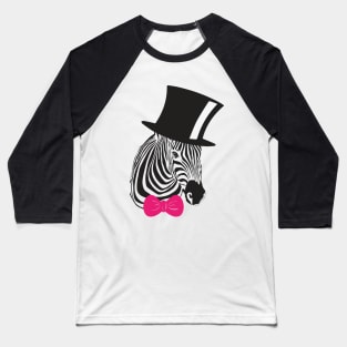 Zebra Elegant Baseball T-Shirt